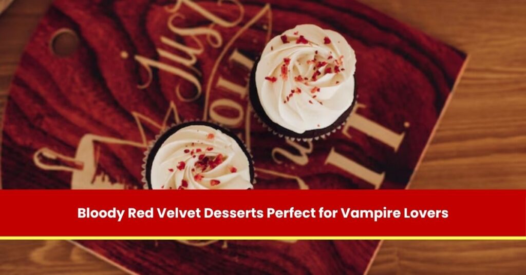 Bloody Red Velvet Desserts Perfect for Vampire Lovers
