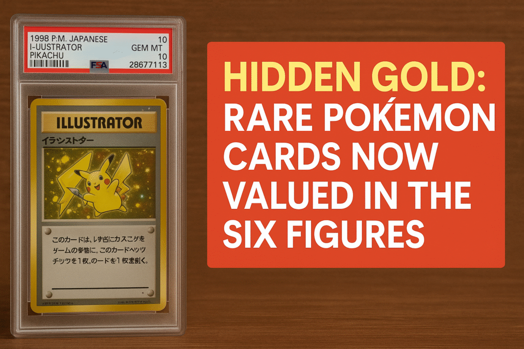 Hidden Gold: Rare Pokémon Cards Now Valued in the Six Figures