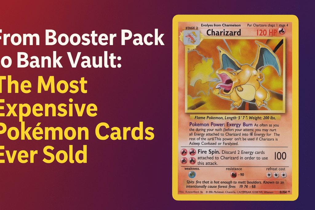 From Booster Pack to Bank Vault: The Most Expensive Pokémon Cards Ever Sold