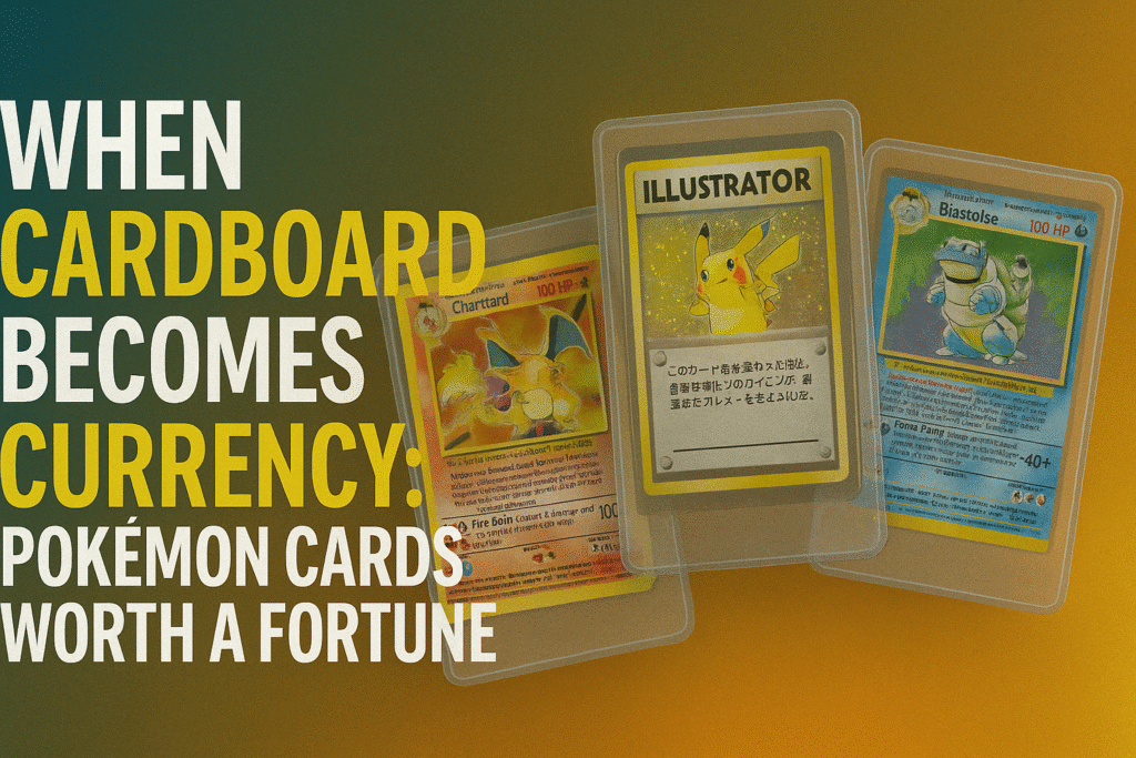 When Cardboard Becomes Currency: Pokémon Cards Worth a Fortune